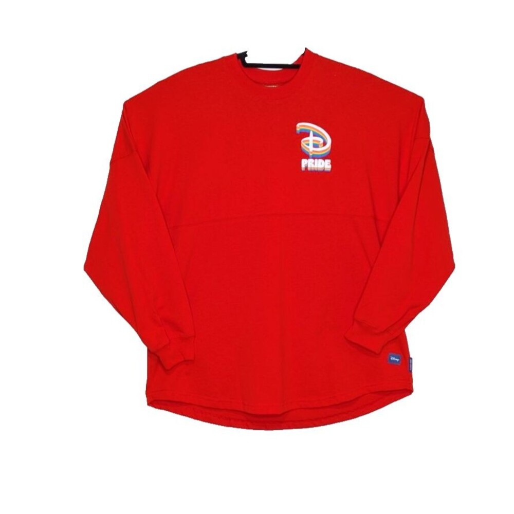 Walt Disney World Unisex Large 2025 Rainbow Pride Red Spirit Jersey